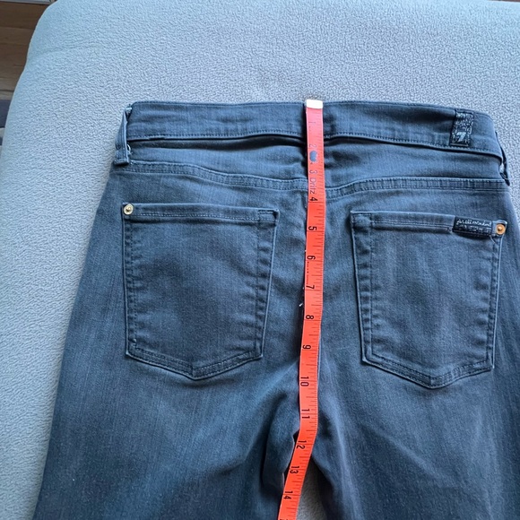 7 For All Mankind Charcoal Denim Jeans - Picture 9 of 9